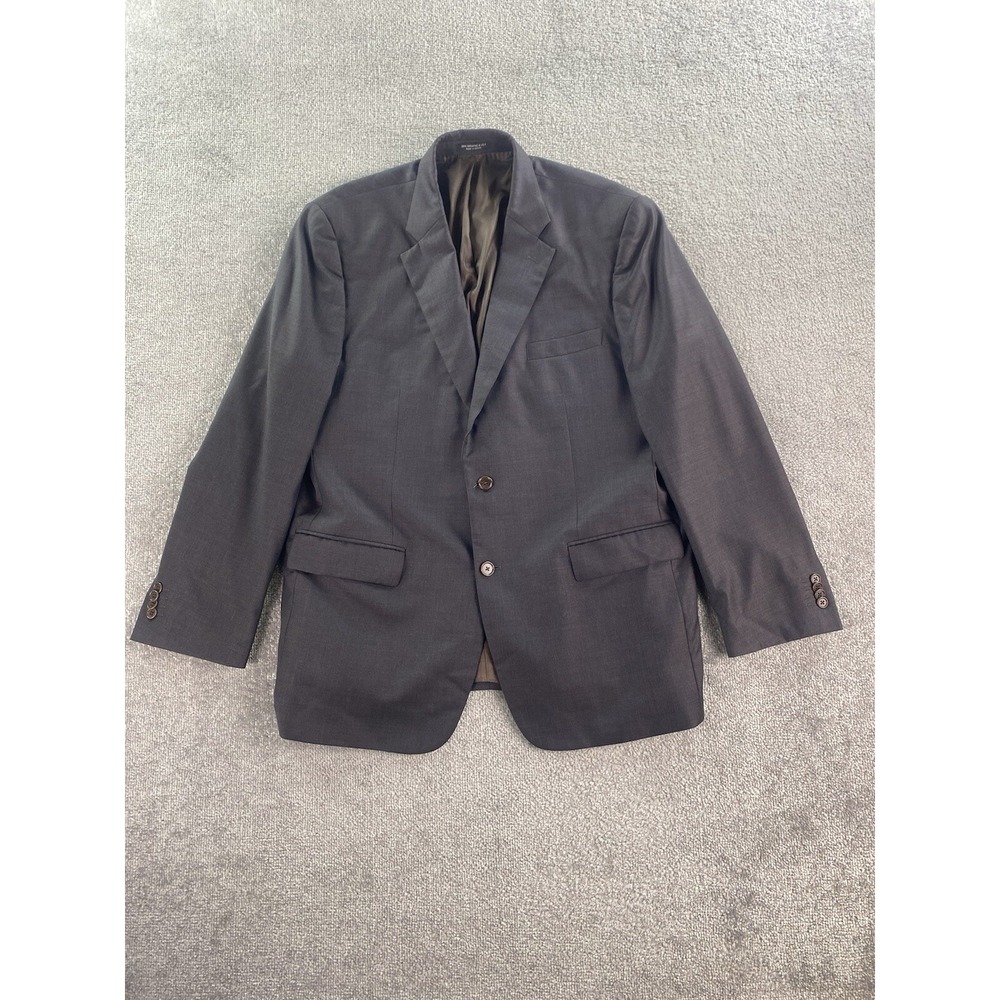 John Varvatos USA Suit Jacket 46 R Taupe Wool Sullivan Premium Tailored Designer